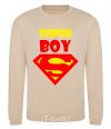 Sweatshirt SUPER BOY sand фото
