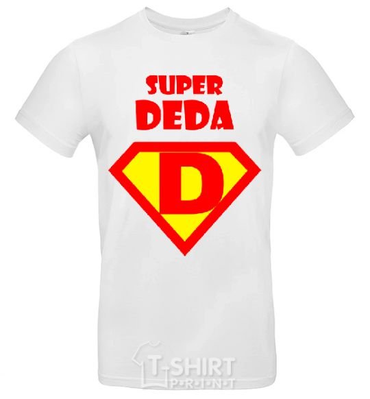 Мужская футболка SUPER DEDA Белый фото