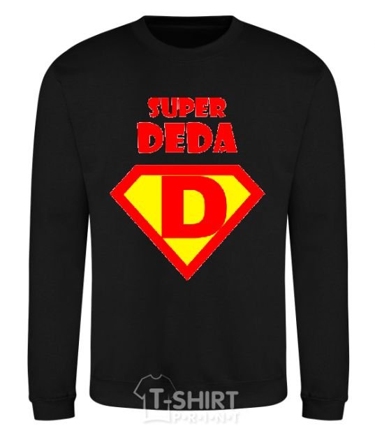 Sweatshirt SUPER DEDA black фото