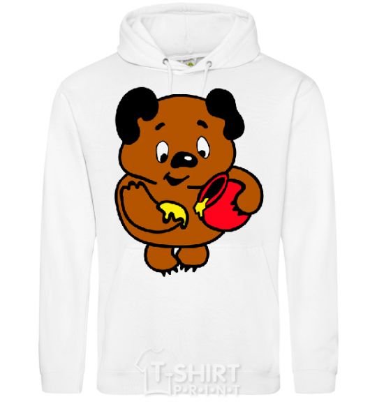 Men`s hoodie WINNIE THE POOH White фото