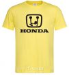 Men's T-Shirt HONDA obscene logo cornsilk фото