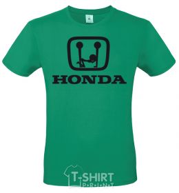 Men's T-Shirt HONDA obscene logo kelly-green фото