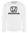 Sweatshirt HONDA obscene logo White фото
