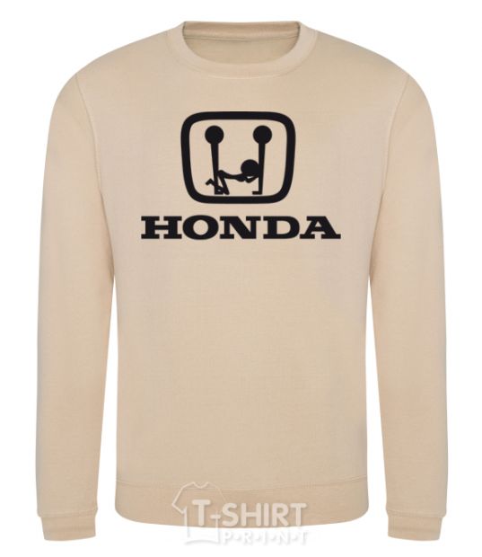 Sweatshirt HONDA obscene logo sand фото