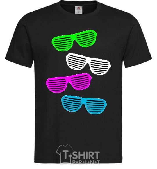 Men's T-Shirt DISCO GLASSES black фото