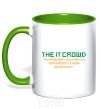 Mug with a colored handle Have you tried shutting down your computer? kelly-green фото