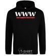 Men`s hoodie WE WANT WOMAN black фото