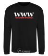 Sweatshirt WE WANT WOMAN black фото
