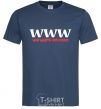 Men's T-Shirt WE WANT WOMAN navy-blue фото