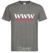 Men's T-Shirt WE WANT WOMAN dark-grey фото
