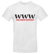Men's T-Shirt WE WANT WOMAN White фото