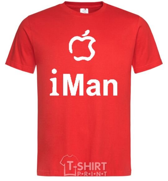 Мужская футболка iMAN Красный фото