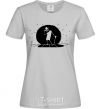 Women's T-shirt MR. FREEMAN grey фото