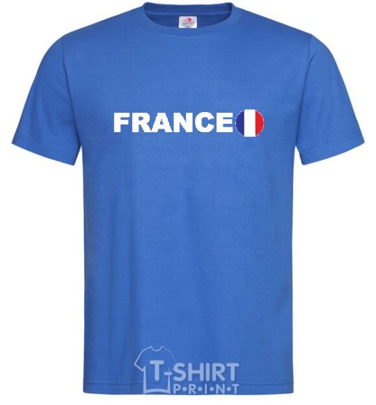 Men's T-Shirt FRANCE royal-blue фото