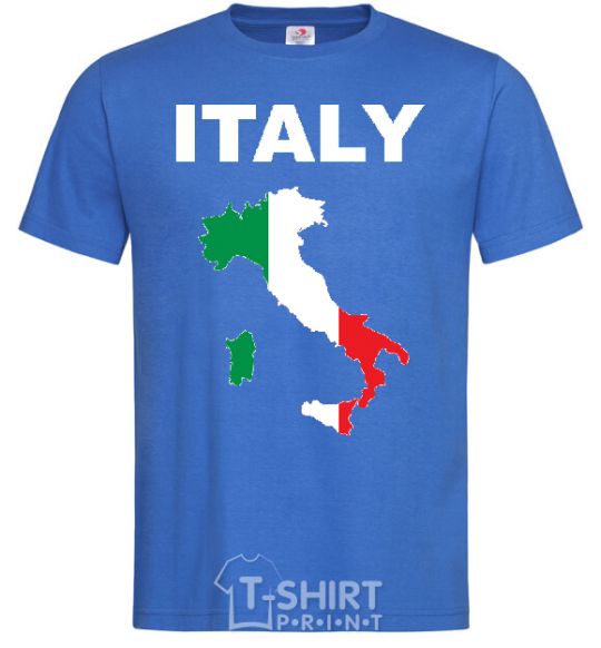 Men's T-Shirt ITALY royal-blue фото