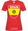 Women's T-shirt SPAIN red фото