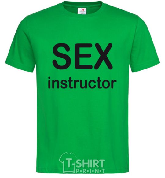Men's T-Shirt SEX INSTRUCTOR kelly-green фото