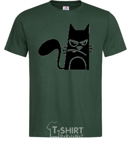 Мужская футболка ANGRY CAT Темно-зеленый фото