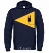 Men`s hoodie HANDS OFF navy-blue фото