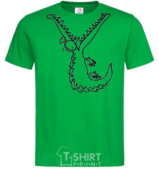 Men's T-Shirt CROCODILE kelly-green фото