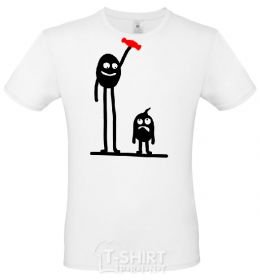 Men's T-Shirt GIVE ME A CANDY! White фото