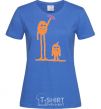 Women's T-shirt GIVE ME A CANDY! royal-blue фото