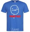 Men's T-Shirt POKER FACE royal-blue фото