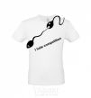 Men's T-Shirt I HATE COMPETITION White фото