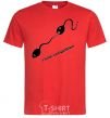 Men's T-Shirt I HATE COMPETITION red фото