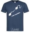 Men's T-Shirt I HATE COMPETITION navy-blue фото