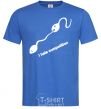 Men's T-Shirt I HATE COMPETITION royal-blue фото