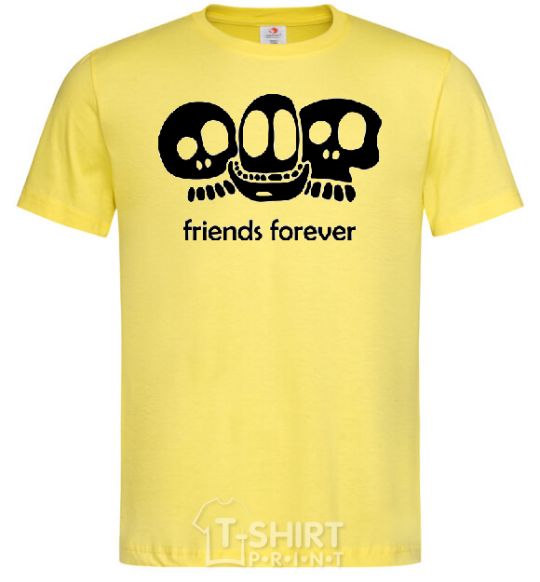 Мужская футболка FRIENDS FOREVER Лимонный фото
