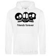 Men`s hoodie FRIENDS FOREVER White фото