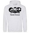 Men`s hoodie FRIENDS FOREVER sport-grey фото