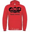 Men`s hoodie FRIENDS FOREVER bright-red фото