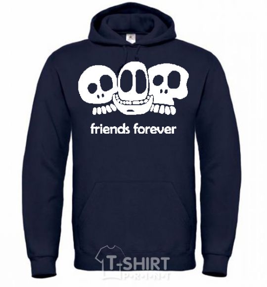 Men`s hoodie FRIENDS FOREVER navy-blue фото