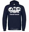 Men`s hoodie FRIENDS FOREVER navy-blue фото