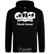 Men`s hoodie FRIENDS FOREVER black фото