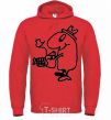 Men`s hoodie PHOTOGRAPHER bright-red фото