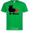 Men's T-Shirt BORN TO ROCK kelly-green фото