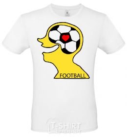 Men's T-Shirt FOOTBALL BRAIN White фото