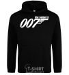 Men`s hoodie MY NAME IS 007 black фото