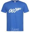Men's T-Shirt MY NAME IS 007 royal-blue фото