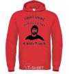 Men`s hoodie ... PROTECTED BY CHUCK NORRIS bright-red фото