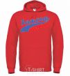 Men`s hoodie FAMOUS FOR A DAY bright-red фото