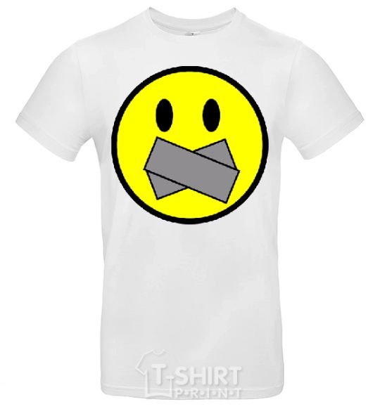 Men's T-Shirt DON'T SMILE White фото