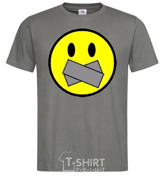 Men's T-Shirt DON'T SMILE dark-grey фото