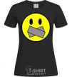 Women's T-shirt DON'T SMILE black фото