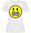 Women's T-shirt DON'T SMILE White фото