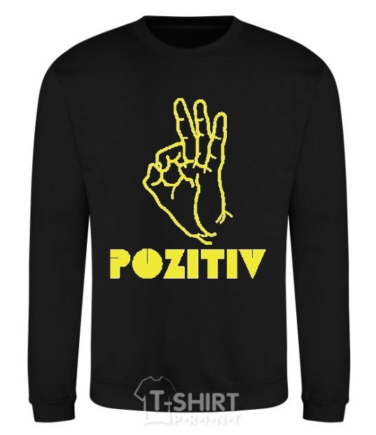 Свитшот POZITIV V.1 Черный фото